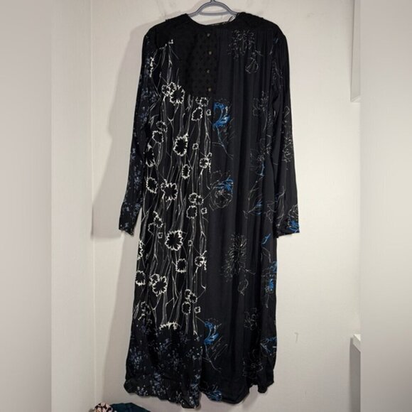 Zara Printed Wrap Lace Midi Dress Limited Edition Easter Size Small - Picture 10 of 11